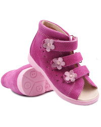 Sandały ortopedyczne dziewczęce z profilowaną wkładką Dawid 1041 1042 1043