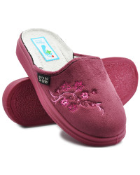 Kapcie Damskie Po Domu Miękkie DR ORTO 132D014 Bordowe