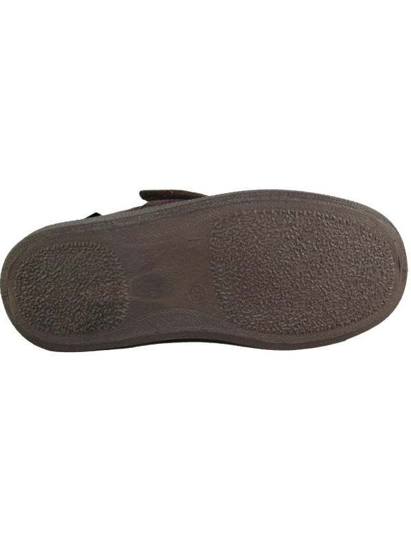 Wygodne Kapcie Damskie Zapinane Na Rzep DR ORTO 036D008