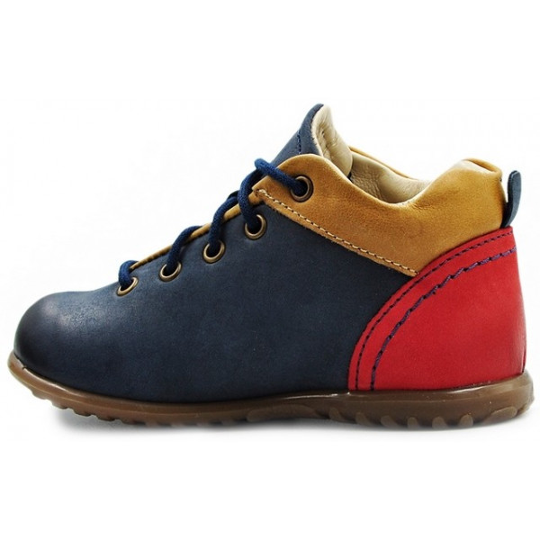 Trzewiki Chłopięce Sznurowane Roczki Emel 2413-18