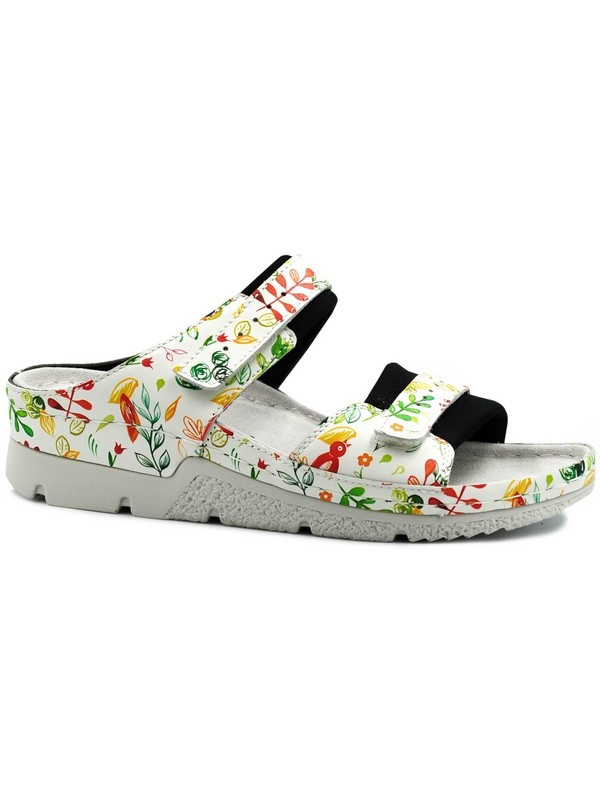 Klapki BERKEMANN Buty Damskie - wygodne zapięcie na Rzep rike 01164-108