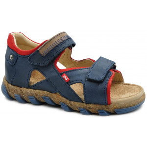 Sandały Buty Emel e 2095-15 Chłopięce Sandały z Wygodnym zapięciem na Rzepy