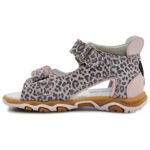 Sandały Buty Bartek 11144003 Dziewczęce Sandały na Rzepy - Panterka