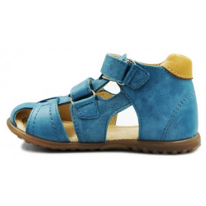 Sandały Emel e 2437-30 Chłopięce Półsnadały na Rzepy