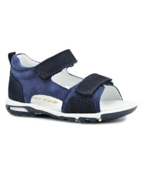 Sandały Buty Mido 21-05 granat-niebieski Chłopięce Sandały na Rzep