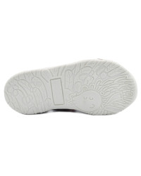 Sandały Buty Mido 162 wrzos-gwiazdki Dziewczęce Sandały na Rzep w Złote Gwiazdki