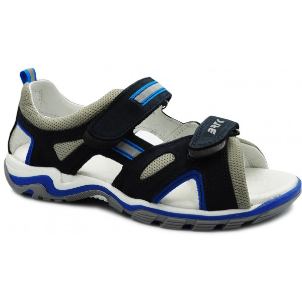 Sandały Dla Chłopca Niebieskie Bartek na Rzepy 19176-003