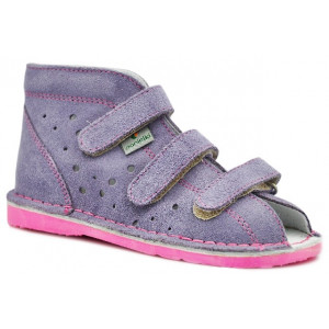 Sandały dla dziewczynki z wysokim zapiętkiem Danielki TX105