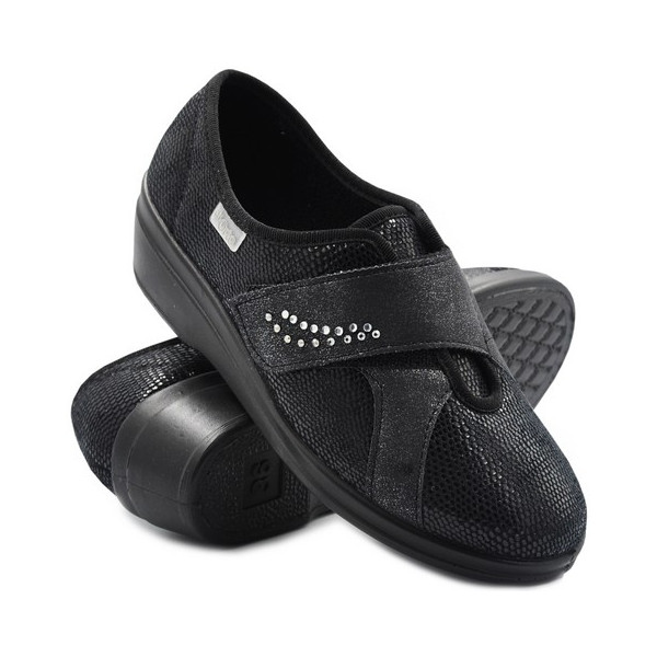 Półbuty Damskie Domowe Pantofle Buty Na Jesień Dla Seniorek DR ORTO 032D002