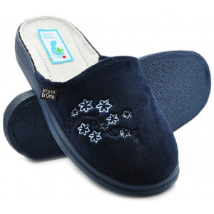 Kapcie Damskie Granatowe...