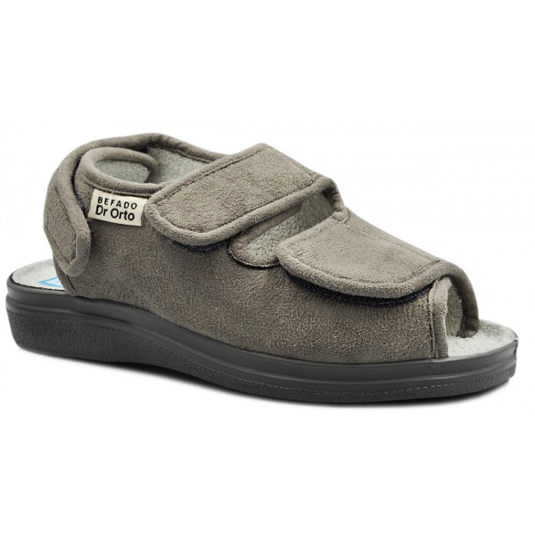 Miękkie Wygodne Sandały Męskie Kapcie Obuwie Domowe Dla Seniora DR ORTO 676M006