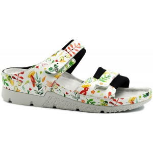 Klapki BERKEMANN Buty Damskie - wygodne zapięcie na Rzep rike 01164-108