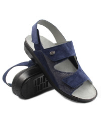 Damskie Sandały Wkładka Memory Cushion Scholl Antonia Elastic b/s med mf299321007