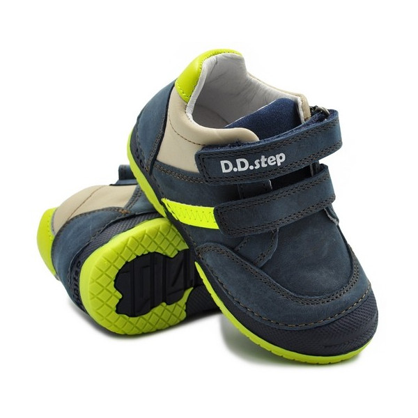 Chłopięce Półbuty Na jesień Neonowe Wstawki DD STEP 038-796