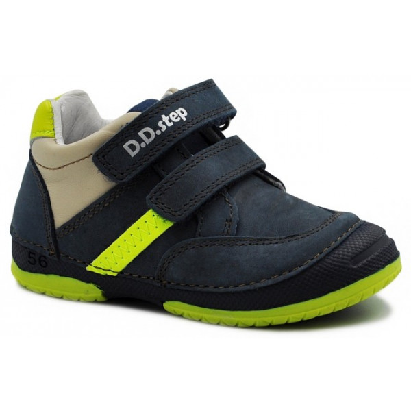 Chłopięce Półbuty Na Wiosnę Neonowe Wstawki DD STEP 038-796