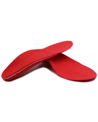 Wkładki Ortopedyczne Correct LS - Korytkowe, Supinujące, na Płaskostopie i Stopy Koślawe (Czerwone)