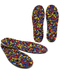 Wkładki CORRECT S Supinujące na Koślawość Pięty i Kolan kropki ciemny