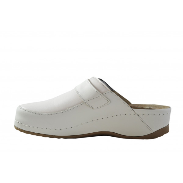 Damskie Klapki Do Pracy Batz Elena Białe