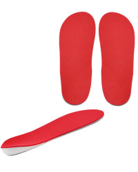 Wkładki CORRECT S Supinujące na Koślawość Pięty i Kolan Czerwone