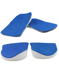 Wkładki CORRECT S 3/4 Supinujące na Koślawość Pięty i Kolan niebieskie