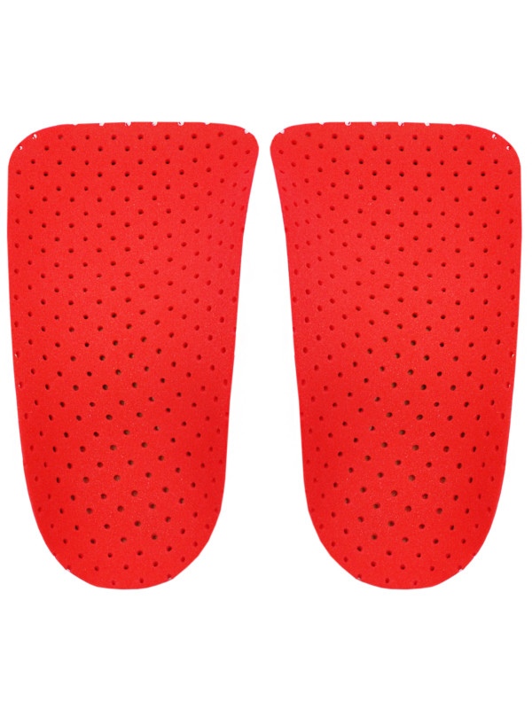 Korekcyjne wkładki do butów na płaskostopie podłużne Correct LS 3/4 kolor czerwony