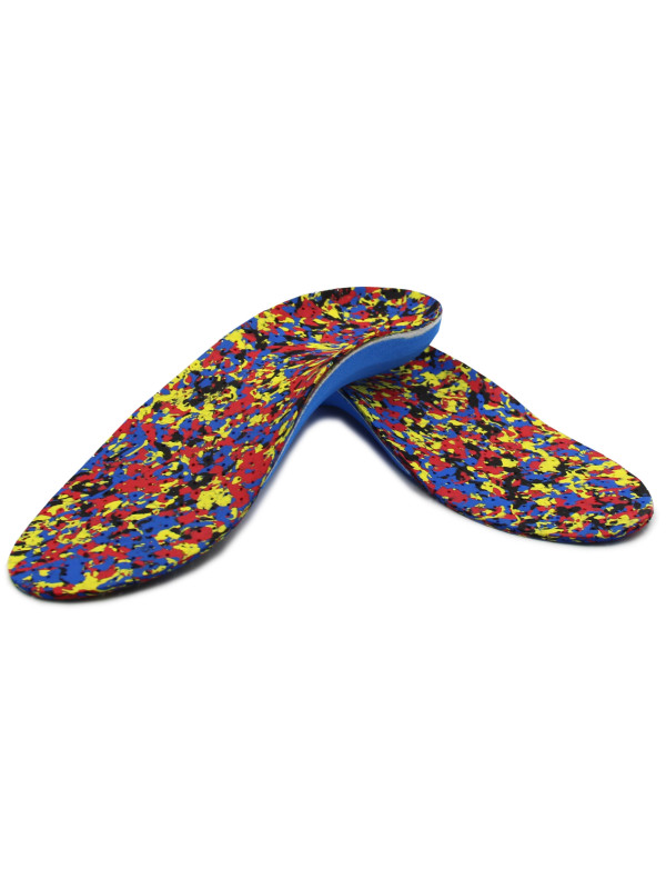 Wkładki Ortopedyczne CORRECT LS Korytkowe Supinujące Stopy Płasko Koślawe Kropki Ciemny