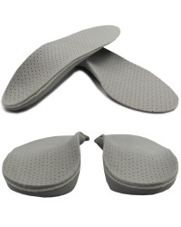 Wkładki Ortopedyczne CORRECT LS – Supinujące, Korytkowe na Płaskostopie i Stopy Płasko-Koślawe (Kolor Szary)