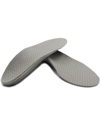 Wkładki Ortopedyczne CORRECT LS – Supinujące, Korytkowe na Płaskostopie i Stopy Płasko-Koślawe (Kolor Szary)