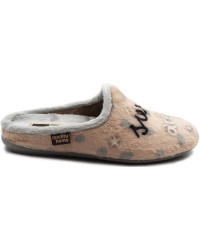 Ciepłe Kapcie Po Domu Damskie Manitu 320093-42 Jesień-Zima