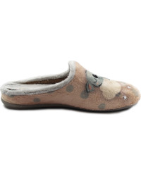 Ciepłe Kapcie Po Domu Damskie Manitu 320093-42 Jesień-Zima