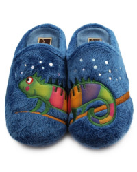Kapcie na jesień zimę futerko kameleon Manitu-Home 320105-51