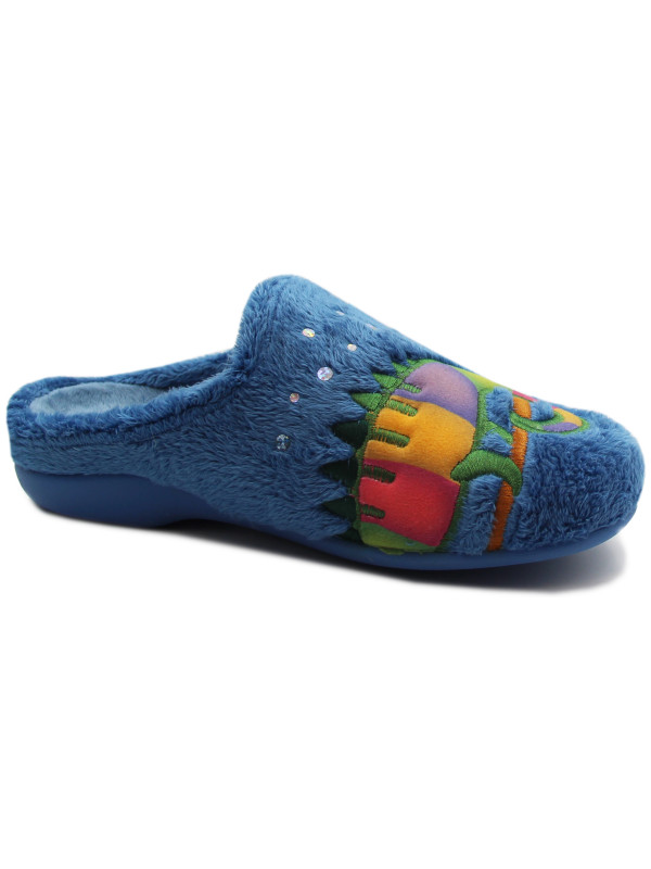 Kapcie na jesień zimę futerko kameleon Manitu-Home 320105-51