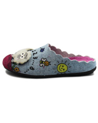 Kapcie Damskie Na Zimę Manitu 320092-00 Jesień-Zima