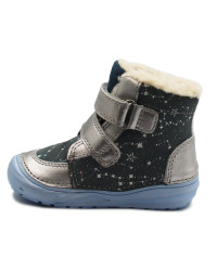 Kozaki Ocieplane Dla Dziewczynek Ocieplane D.D.STEP W071-887A Grey