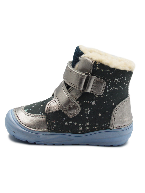 Kozaki Ocieplane Dla Dziewczynek Ocieplane D.D.STEP W071-887A Grey