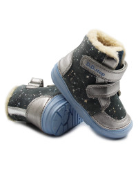 Kozaki Ocieplane Dla Dziewczynek Ocieplane D.D.STEP W071-887A Grey