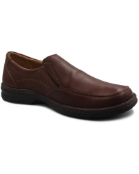 Buty męskie wizytowe eleganckie szerokie skórzane Helios 871