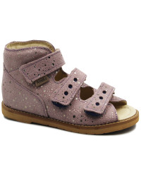 Sandały korekcyjne do przedszkola dla dziewczynki z obcasem thomasa Ameko 2020 Róż Fleck