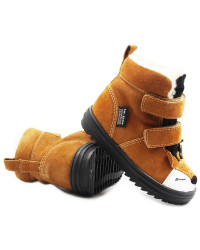 Zimowe Kozaki Z Liskiem Dla Chłopca Mido 22-28 32-28 Rudy