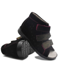 Sandały kapcie profilaktyczne z obcasem thomasa do przedszkola Dawid 1042-248