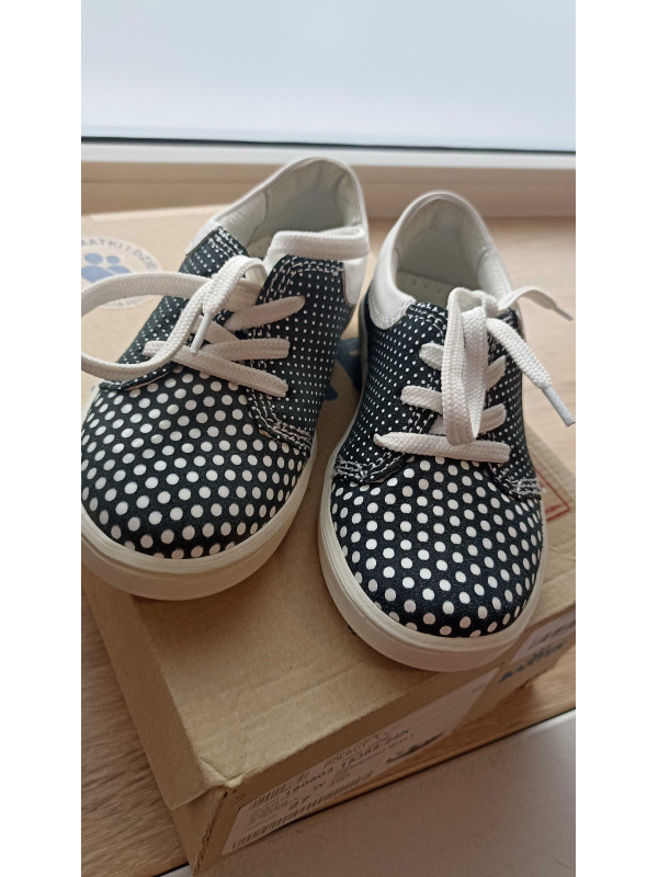 Wygodne Dziewczęce Buty w Modne Kropeczki BARTEK T-15365/25K II Gatunek