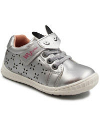 Buty Dla Dziewczynki Na Jesień Półbuty Wojtyłko 1a22007 Srebrny