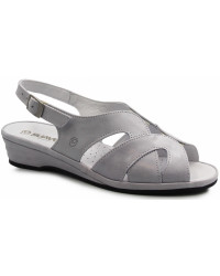 Eleganckie wygodne sandały na koturnie dla kobiet Suave 710112-91