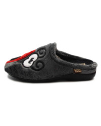 Kapcie Damskie Na Zimę Pluszowe Biedronka Manitu-Home 320103-04