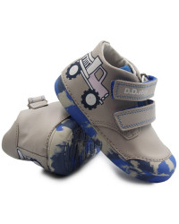 Chłopięce Buty Na Jesień Zmieniające Kolor D.D.Step s066-317 Light Grey