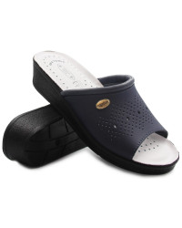 Wygodne klapki damskie do pracy SANITAL-FLEX 698 Blue