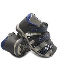 Sandałki Chłopięce Na Lato Szare Wojtyłko 1s23732