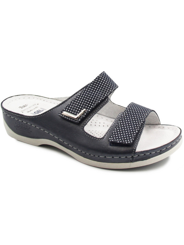 Klapki damskie z miękką wygodną żelową wkładką Memory Foam Batz FC07