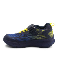 Buty na Wiosnę Dla Chłopca Sportowe Adidasy LED DD Step f061-391m Bermuda Blue