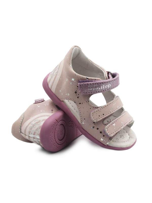 Sandały Dziewczęce zmieniające kolor D.D.Step g075-345 Mauve